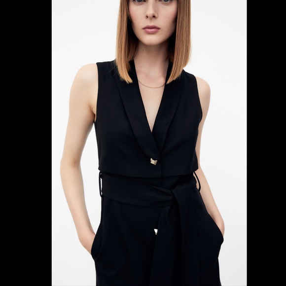 BELTED WAISTCOAT DRESS - Picture 3 of 8